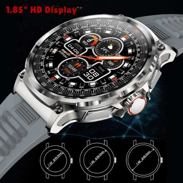 Smartwatch Circular Display 10-Day Battery Call Alerts Health Tracking