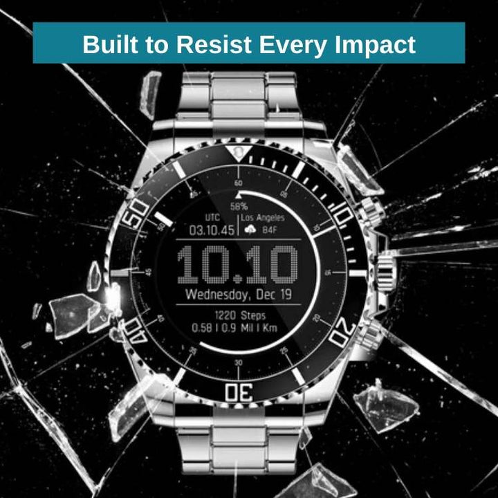 Military Health Watch Digital Round Smartwatch Fitness Tracker