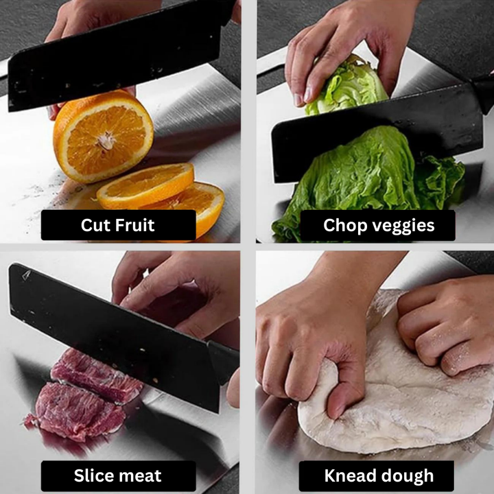 Titanium Cutting Board Antibacterial Non-Porous Ultra Hygienic