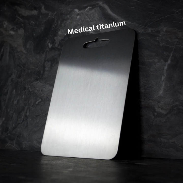 Titanium Cutting Board Antibacterial Non-Porous Ultra Hygienic