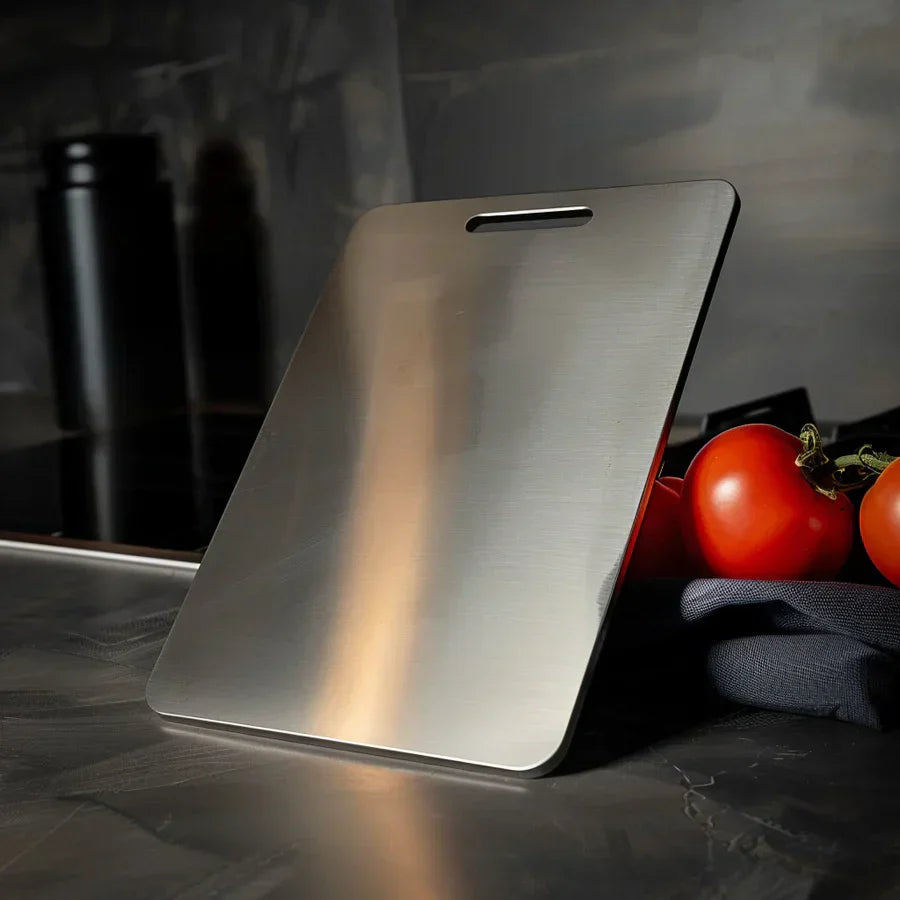 Titanium Cutting Board Antibacterial Non-Porous Ultra Hygienic