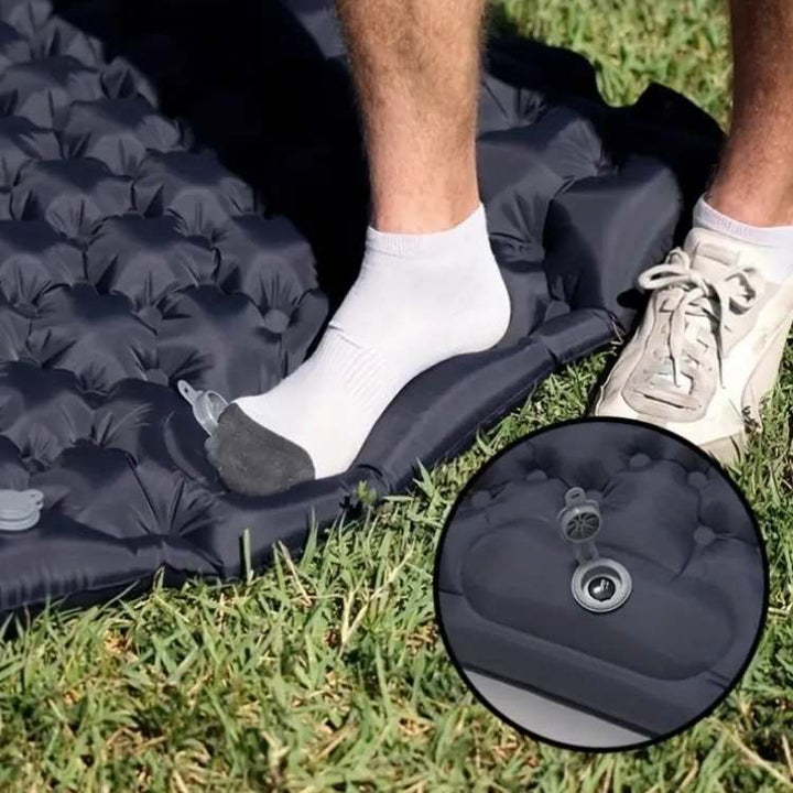 Double Air Mattress Inflatable Camping Sleeping Pad Lightweight Rugged
