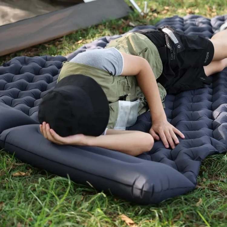 Double Air Mattress Inflatable Camping Sleeping Pad Lightweight Rugged
