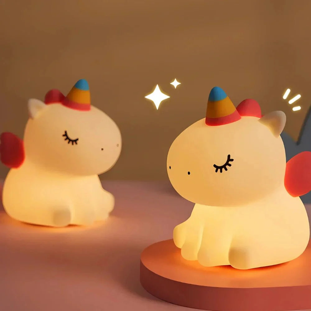Silicone Rechargeable LED Night Light Bedside Lamp
