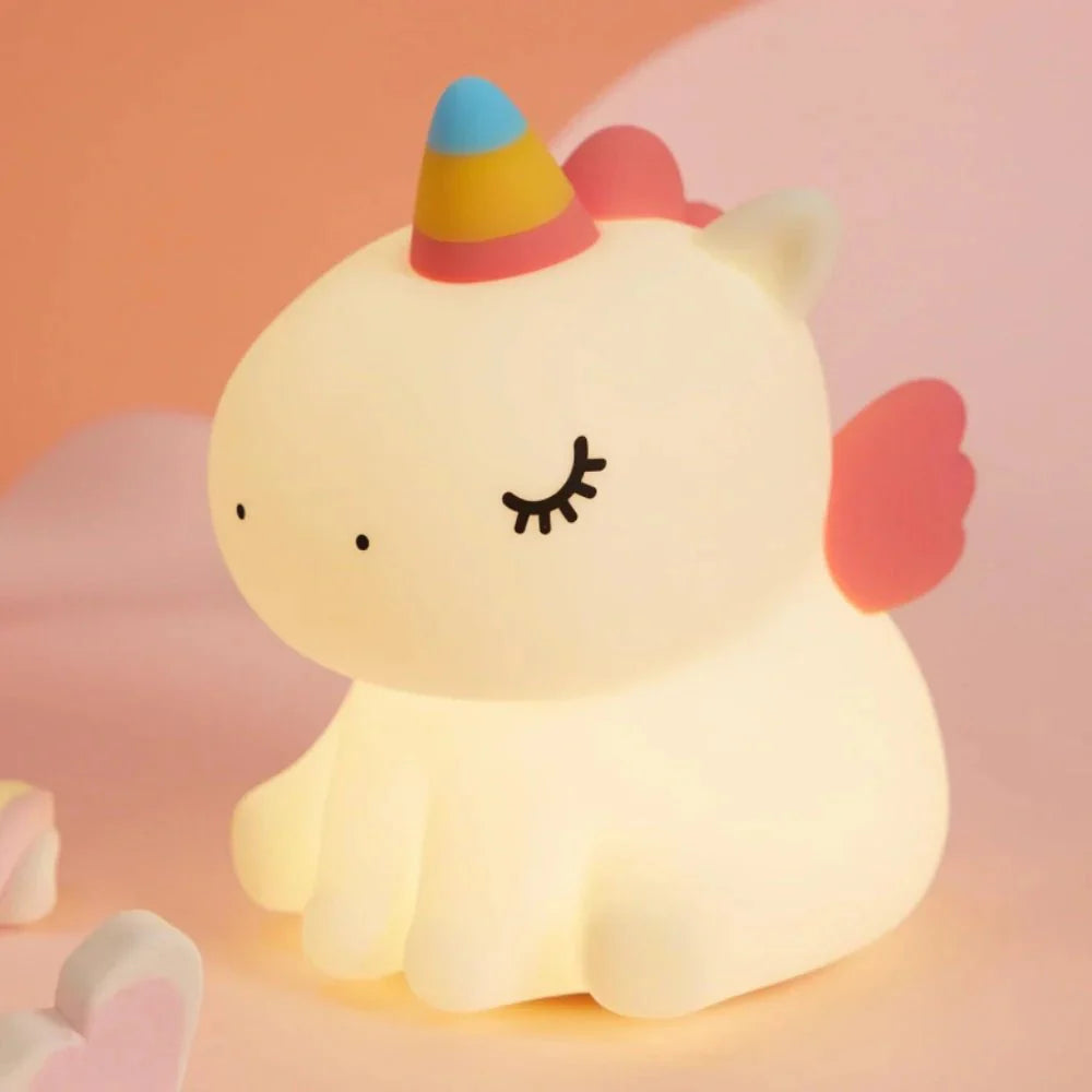 Silicone Rechargeable LED Night Light Bedside Lamp