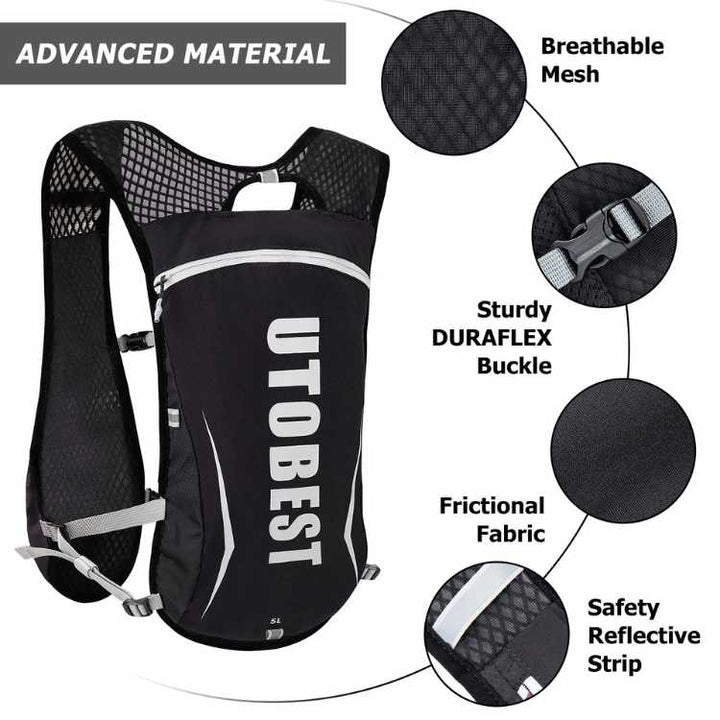 Hydration Running Vest Pack Trail Running Vest with Water Storage