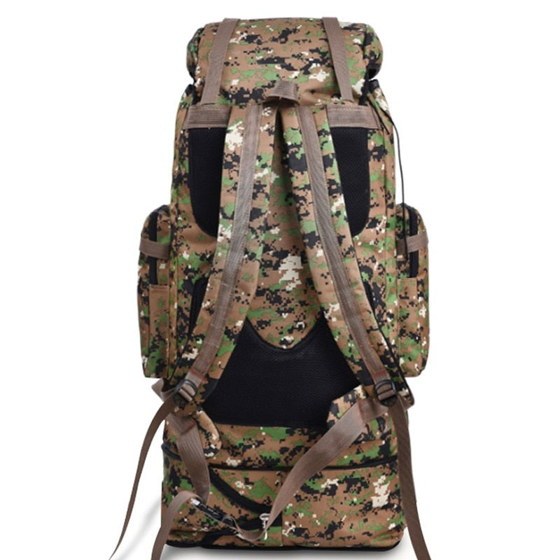 Waterproof 100L Travel Backpack Lightweight Durable Outdoor Backpack