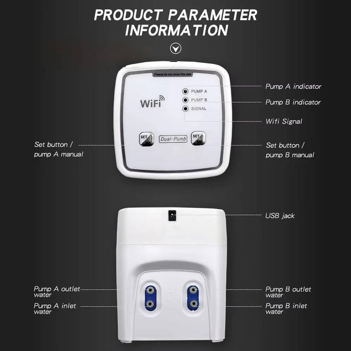 WiFi Automatic Plant Watering System for 20 Pots Smart Irrigation Controller